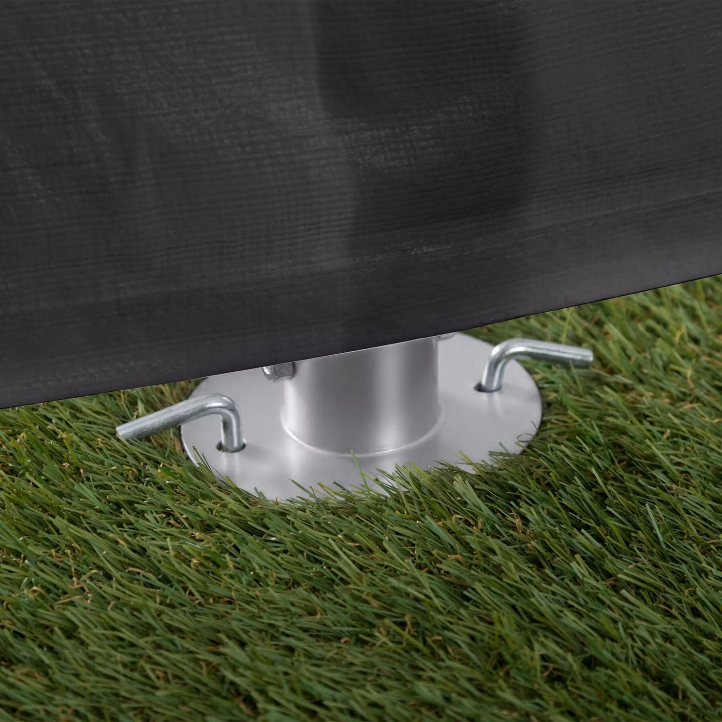 Gazebo da giardino Tectake con pareti laterali e finestre, grigio, L: 600 cm, P: 400 cm, H: 310 cm – 1