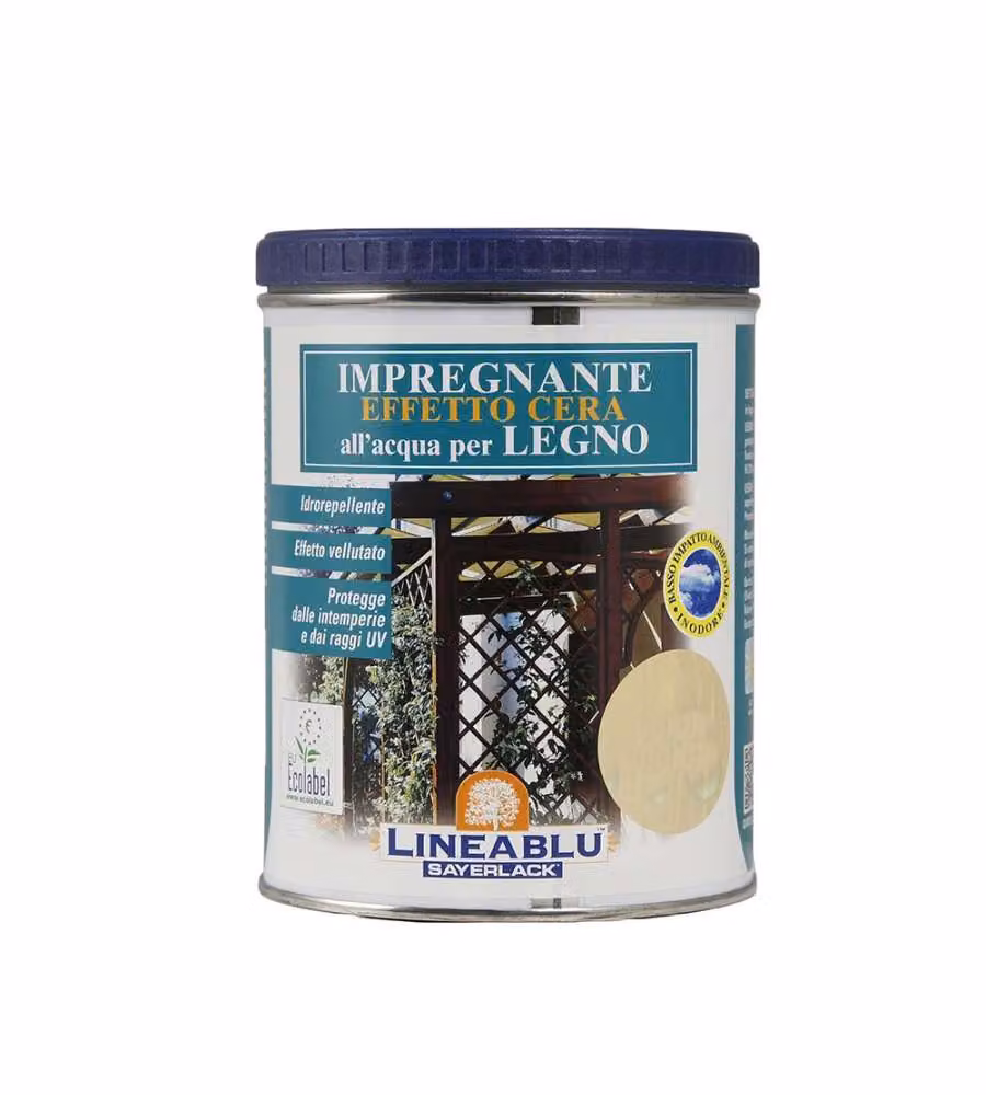 Blu Sayerlack Impregnante Effetto Cera Trasparente - Protezione UV 750 ml