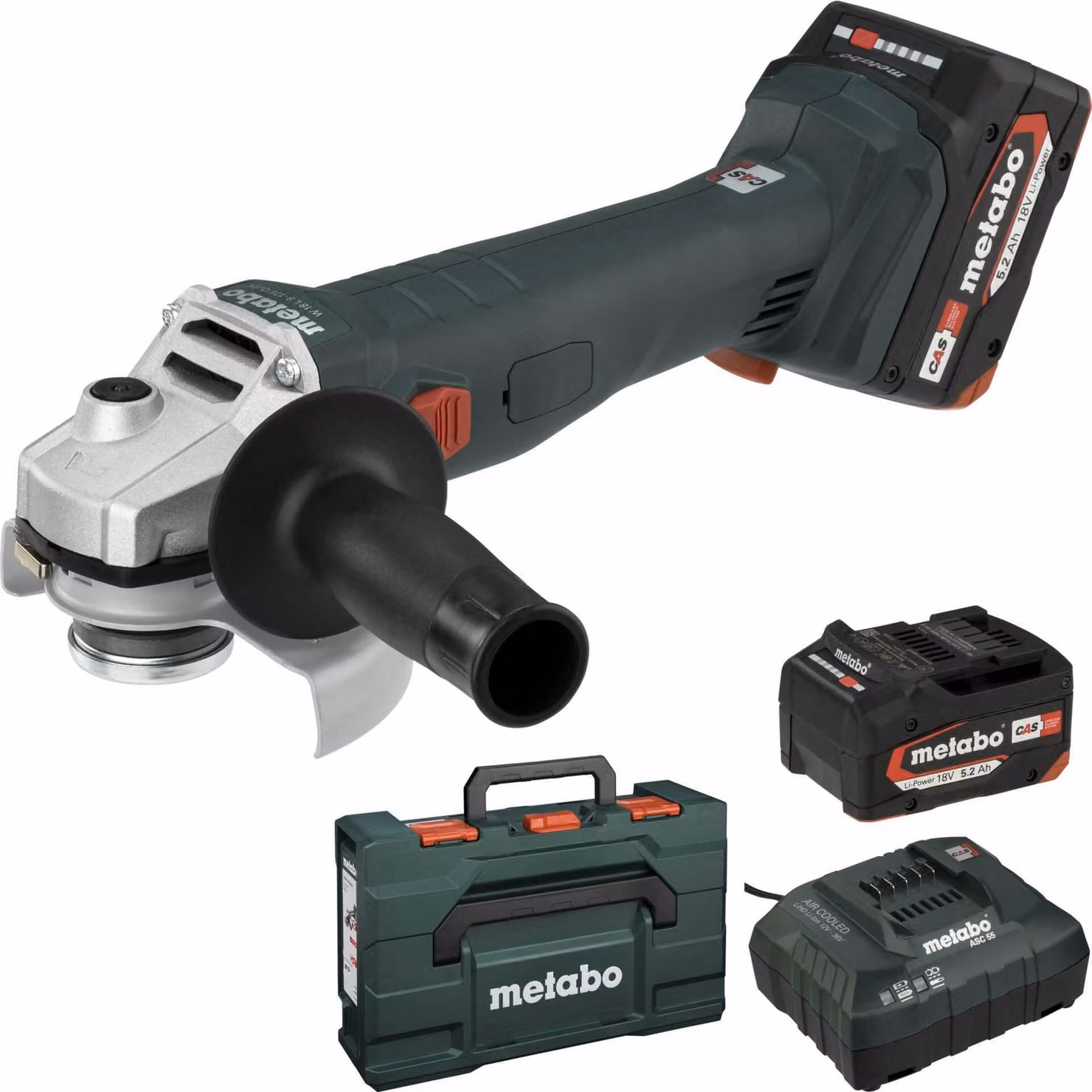 Metabo W 18 L 9-125 Quick Akku-Winkelschleifer 18V Schleifer / Schleifgerät