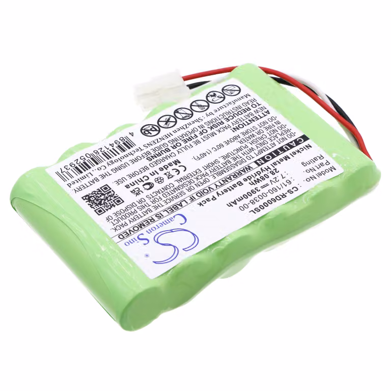 TECHTEK Batteria compatibile con [Riser Bond] 6000, 6000DSL, 6000TDR multi function cable test analyser, RD6000 sostituisce 61/160-0038-00