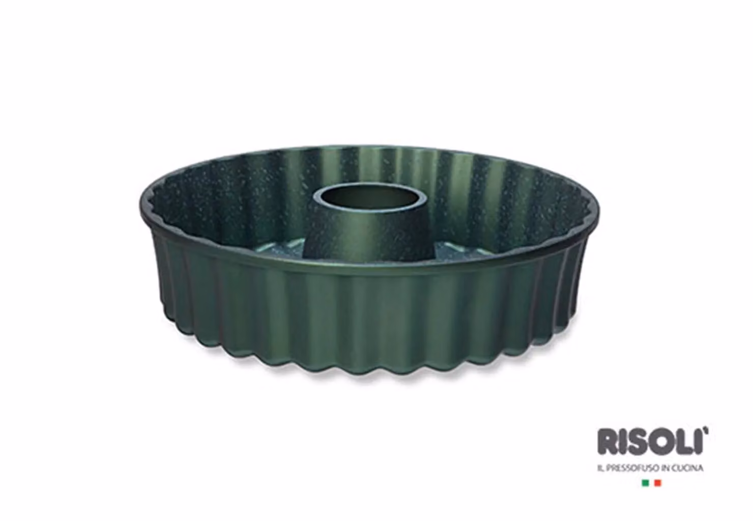 Ciambellone con foro in alluminio pressofuso, Royal d'alù Dr Green, diam. 26cm