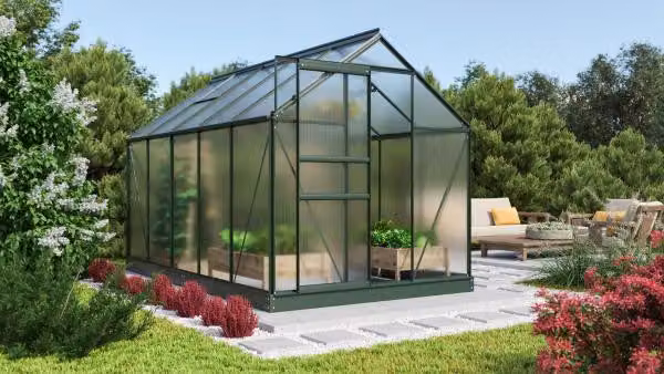 Serra Vitavia "Comet 6200", colore smeraldo, 6,2 m², spessore del vetro 4 mm