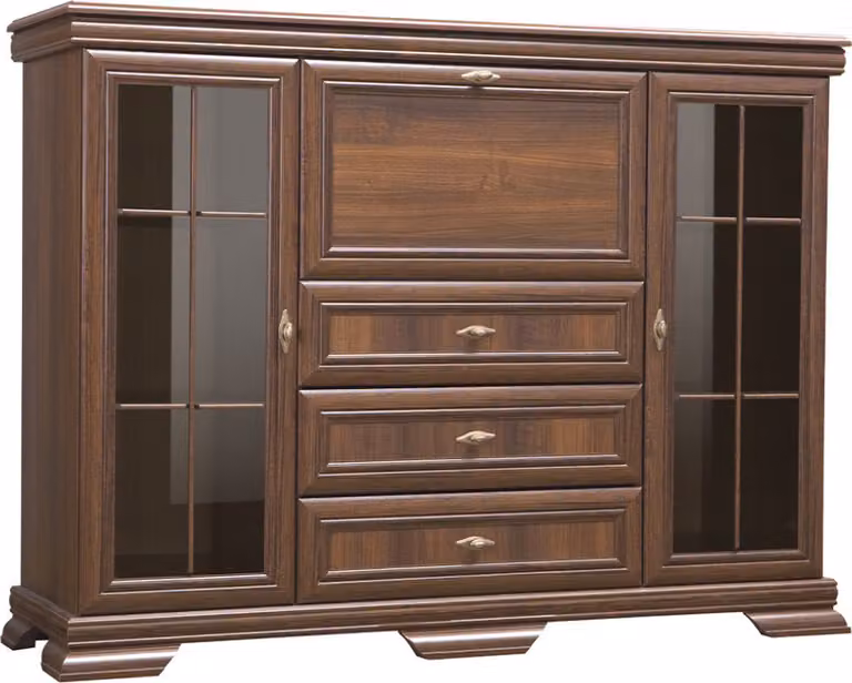 Cassettiera in vetro con minibar GREGORIA - samoa king