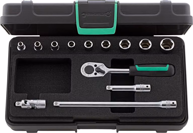 Set di chiavi a bussola Stahlwille 40/9/4 1/4" quadrato 96011119 (set di utensili)