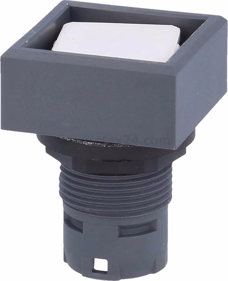 Georg Schlegel Pulsante illuminabile, quadrato, QUARTRON corsa 6,0 mm - 1 pezzo
