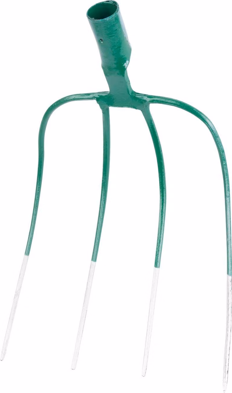 Forcone F124, 4 denti, Bavarese, senza manico