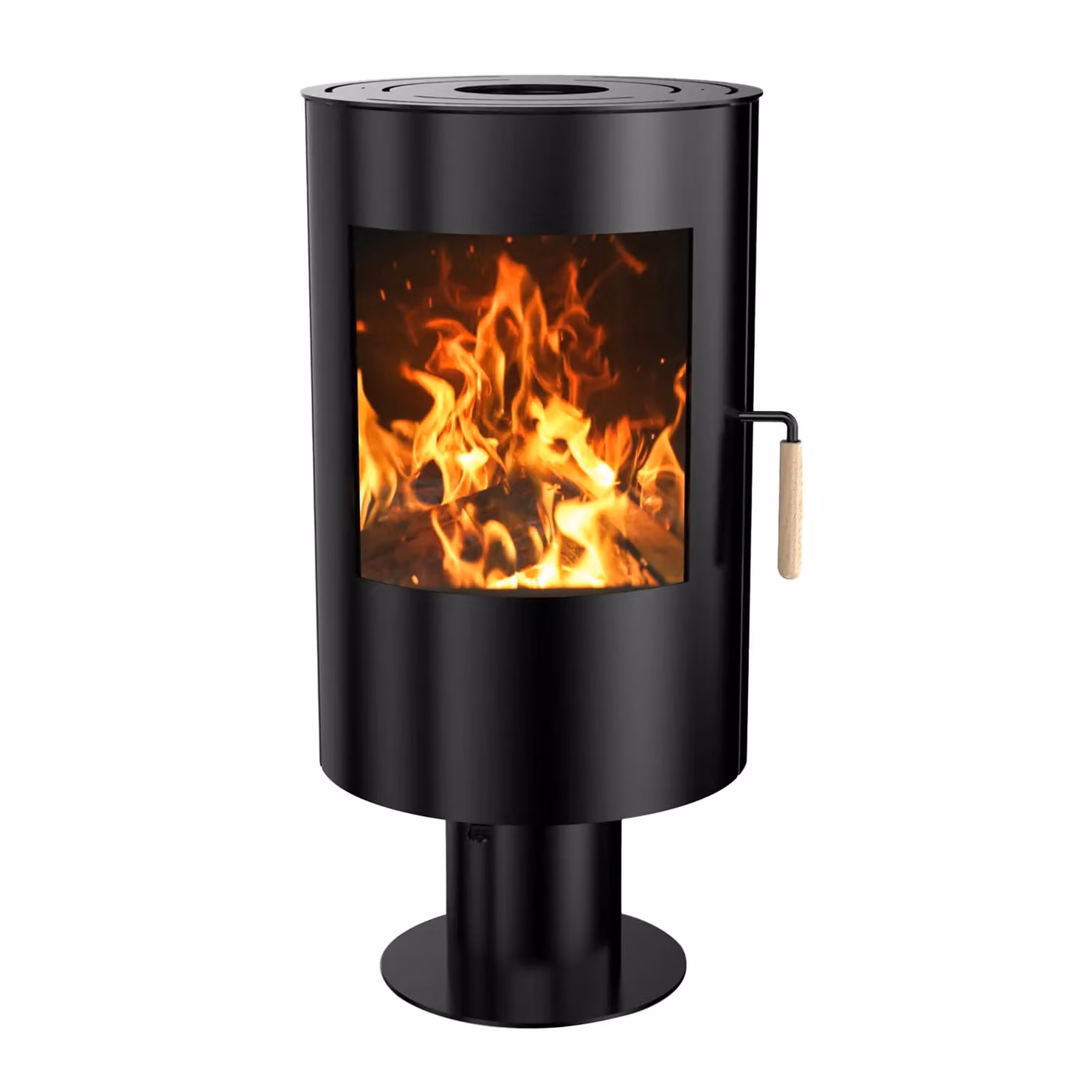 Stufa a legna con base, 8,2 kW, modello Sannover
