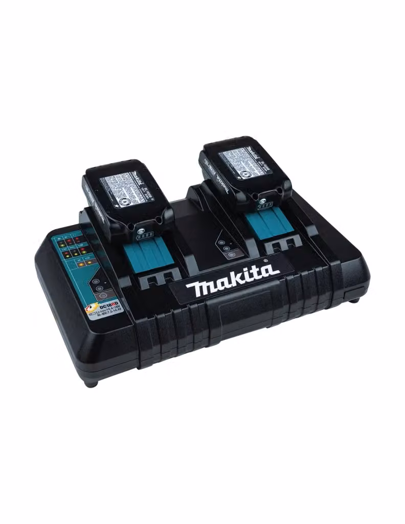 Doppio Caricabatterie Makita DC18RD Nero – 2