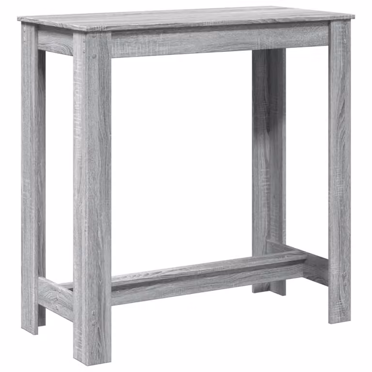 Tavolo da Bar Grigio Sonoma 102x50x103,5cm in Legno Multistrato