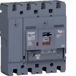 Hager Interruttore di potenza h3+ P250 LSnI 4x40A 40kA HNT041GR
