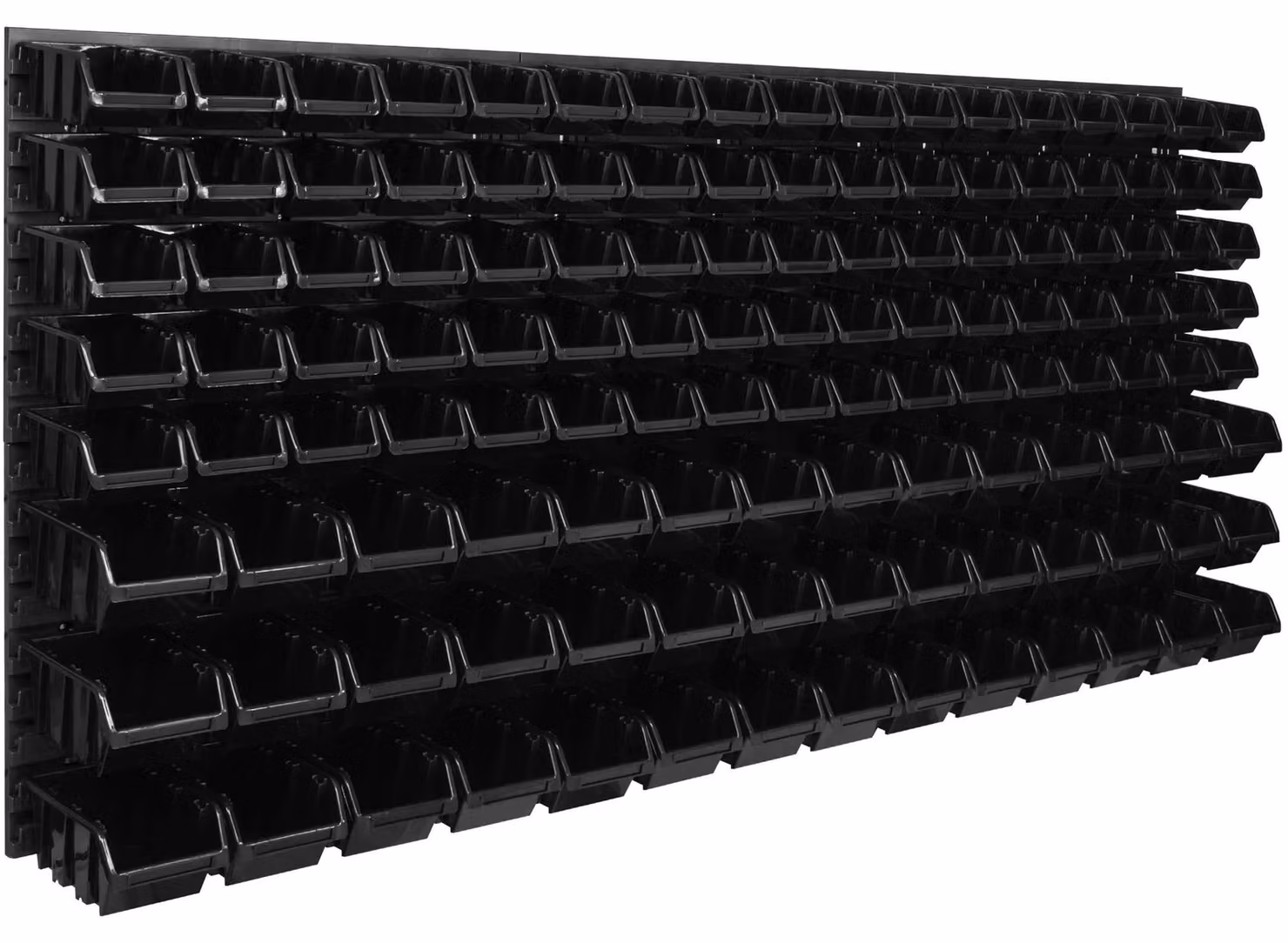 Pannello portattrezzi da parete per officina - 172 x 78 cm - 130 contenitori portaoggetti - Ideale per garage