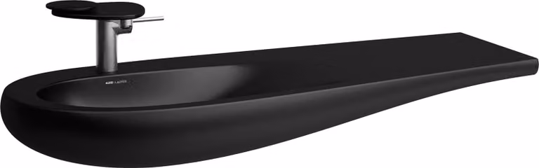 LAUFEN Alessi one Lavabo, encastré, 1 trou pour robinet, avec trop-plein, tablette à droite, 1200x500, H8149737161041, H8149737161041