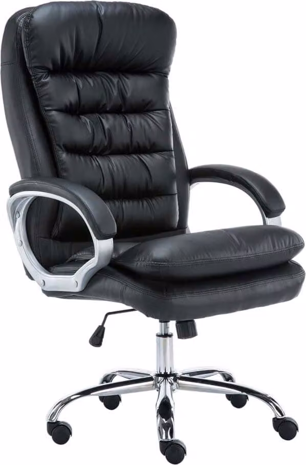 Sedia da ufficio XXL - sedia da ufficio confortevole, dal design ergonomico e di alta qualità. Apprendimento artificiale. Colore della finitura: nero
