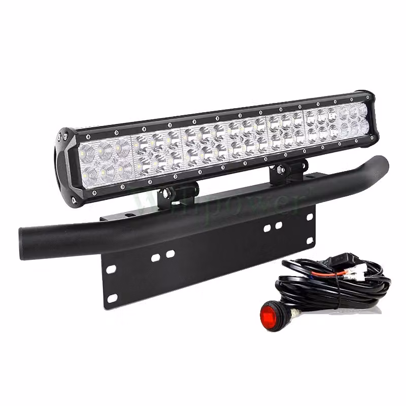 striscia luminosa a LED da 20 pollici, potenza di uscita 126W, design a fascio combinato, supporto per staffa B wire
