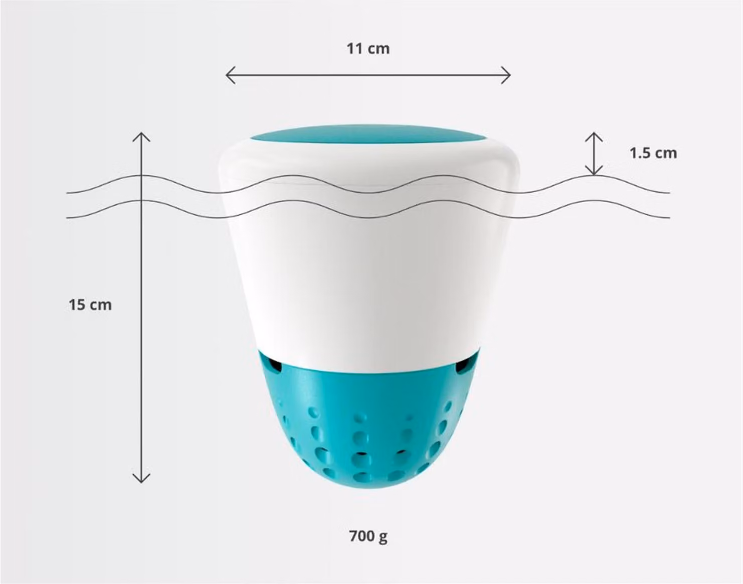 Analizzatore d'acqua connesso wifi + bluetooth Ondilo ICO POOL V2 CL-BR
