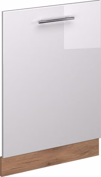 Pannello frontale della lavastoviglie Vicco Fame-Line Bianco lucido 60 cm senza piano di lavoro, Model 54314