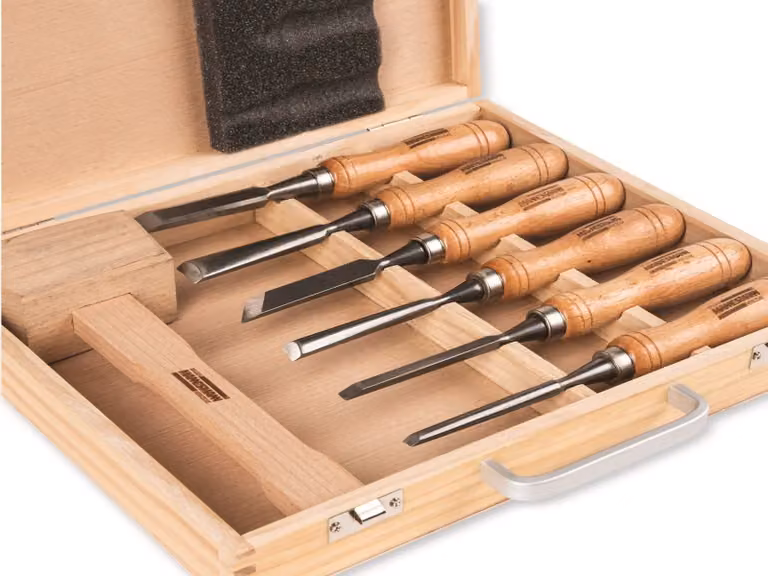 BRÜDER MANNESMANN GREEN LINE M66107 BRÜDER MANNESMANN Set di utensili per intaglio, 7 pezzi
