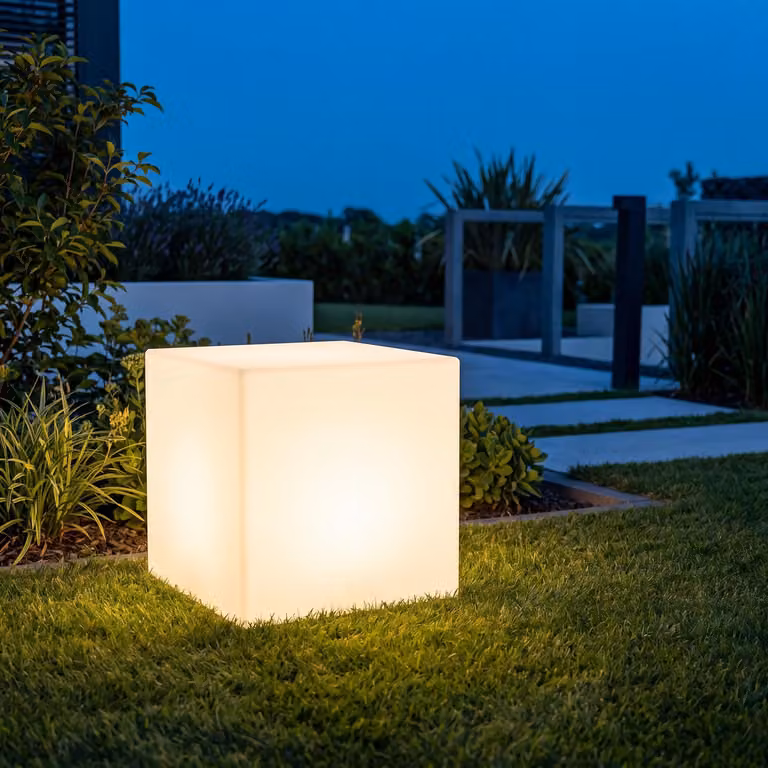 Luce LED per esterni Solare con dimmer L: 43 cm 53 cm di altezza IP65 Bianco angolare Cambiamento di colore RGBW 50-600 lm Moderno