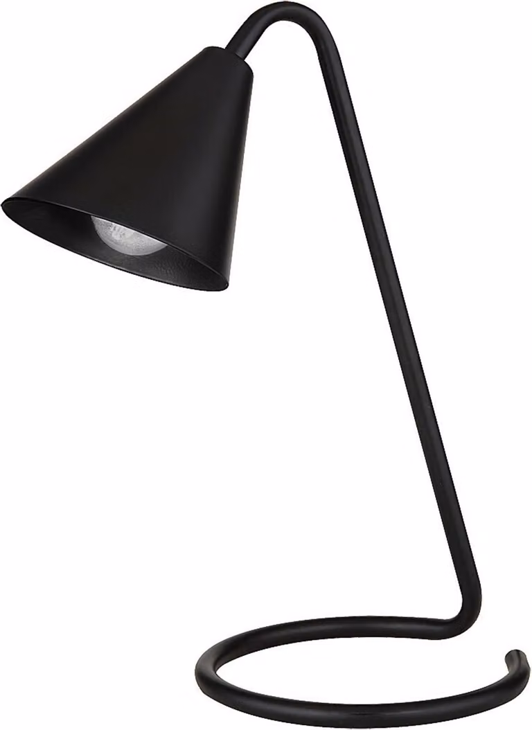 Lampada da tavolo minimalista nera E14 Monty 3088 Rabalux