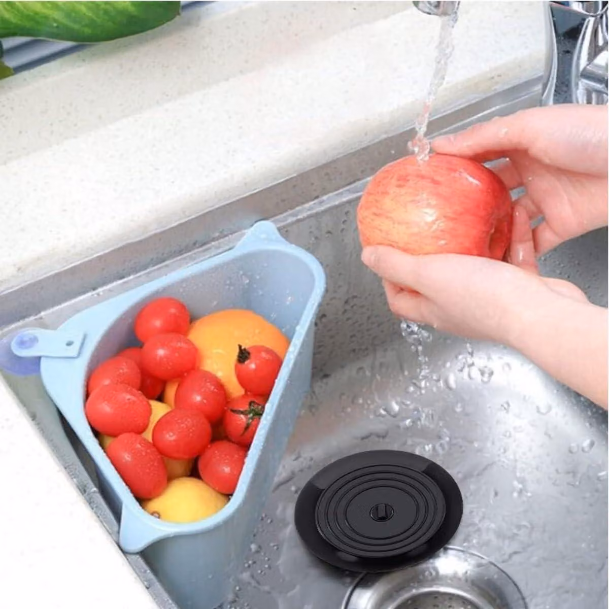 Tappi di scarico in silicone, confezione da 2, per cucina, bagno, vasca da bagno e lavello, lunghezza 155 cm