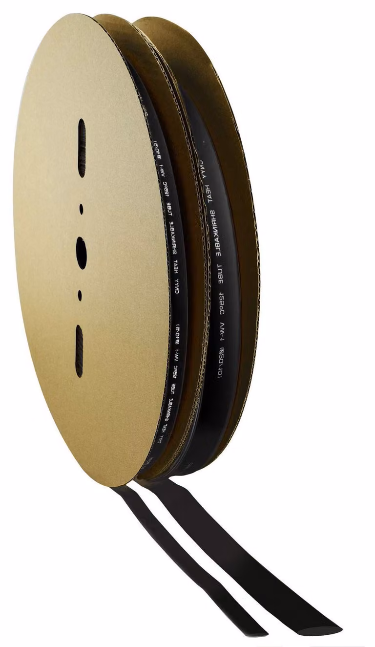 Tubo termoretraibile nero, diametro 150 mm, con elevato rapporto di restringimento
