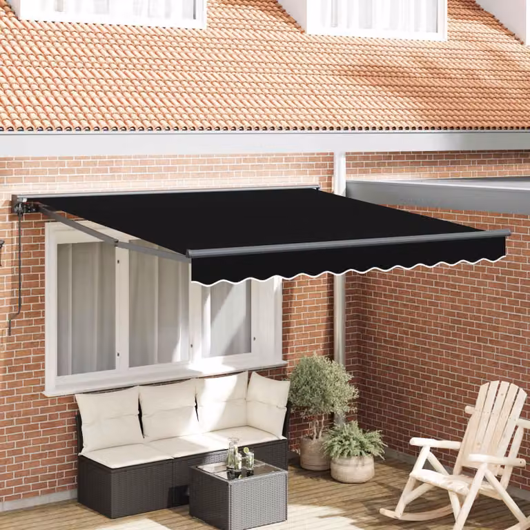 Maison Exclusive - Telaio per tenda da sole nero 300 x 250 cm
