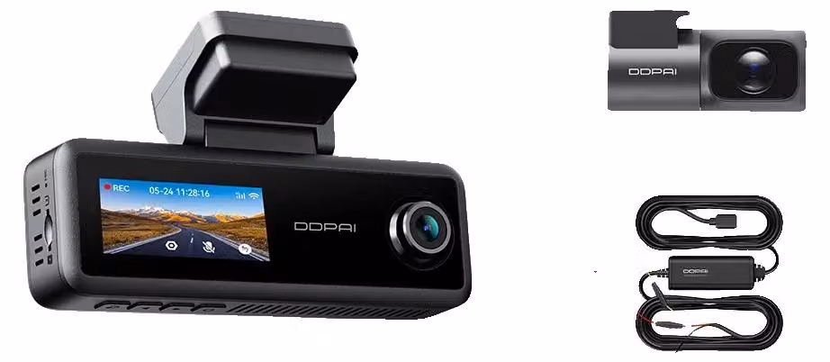 Dashcam, 3 canali, risoluzione HDR 4K, 3 canali n Hw-a, scheda SD U3 128G -a