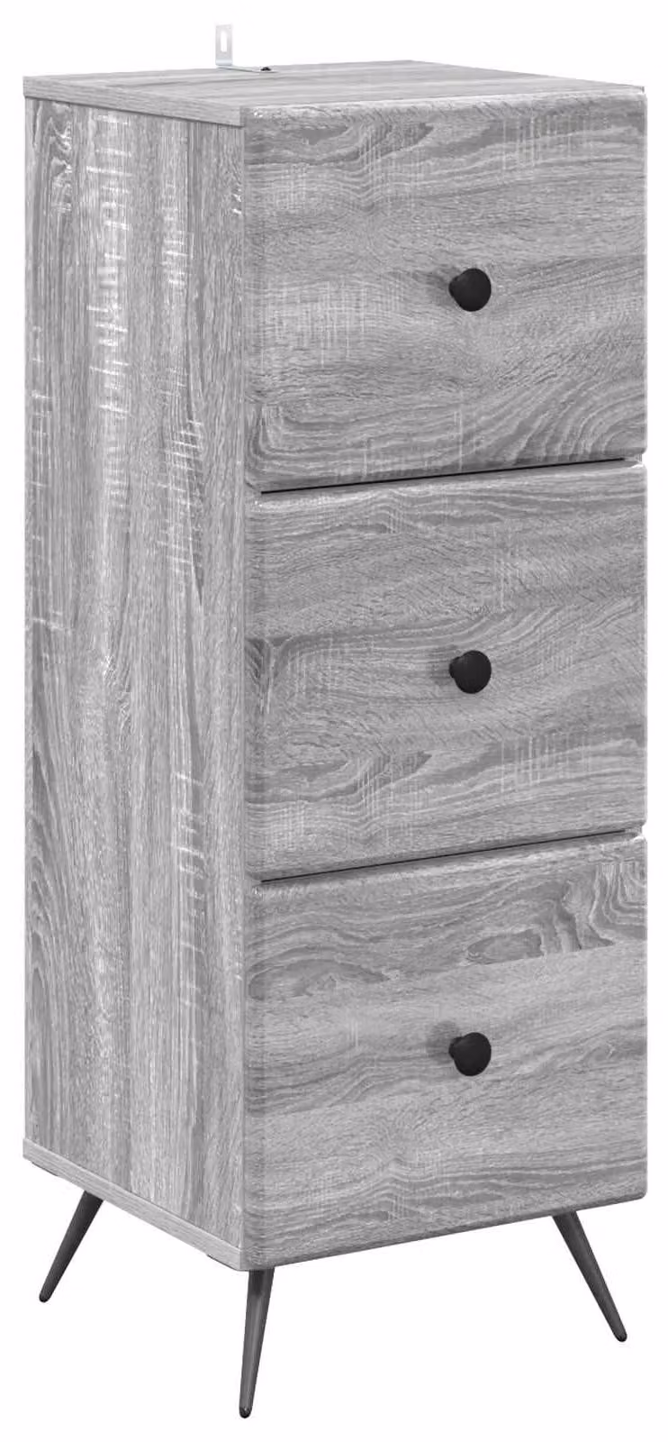 Mobile con Cassetti Grigio Sonoma 33 x 34,5 x 90 cm