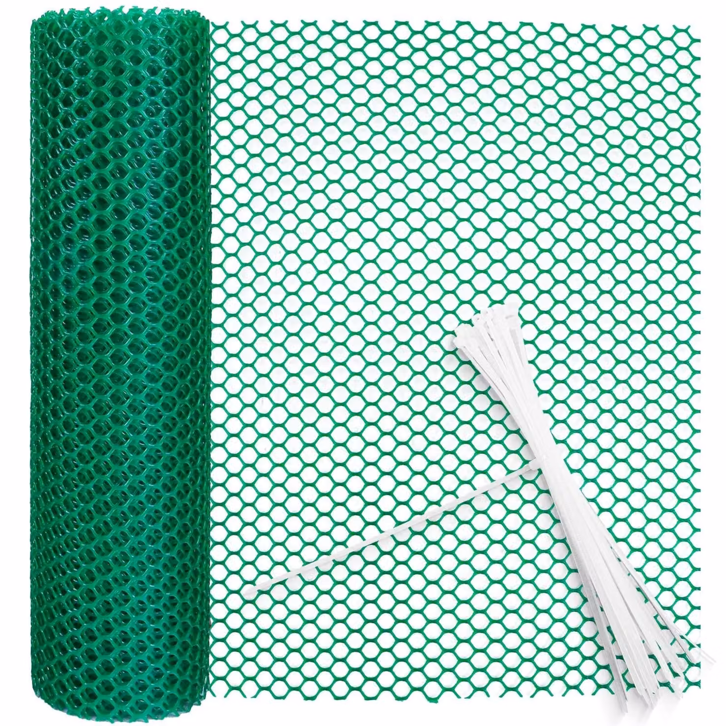 Omgoods - Recinzione in plastica per giardino e protezione degli animali, 40 cm x 9 m