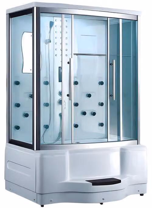 Hydromassage-Dusche Duschkabine Komfortdusche Multifunktionsdusche 180x98 cm