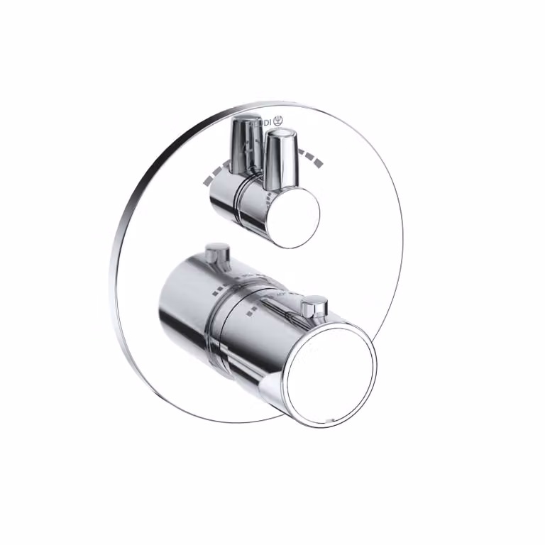 Kludi Zenta SL UP-THM Set di finitura per valvola di intercettazione e commutazione. Per 88022 cromato, 1 pz.