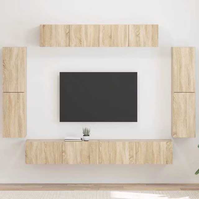 Mobile TV 8 pz Rovere Sonoma 3409143