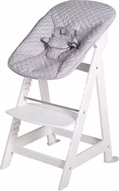 Sedile per bambini - Sedile per bambini in legno - Sedile per bambini in legno per bambini - Bianco - 6,45 Kg