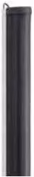 Kit costa di sicurezza FAAC XS10 105536 in alluminio e gomma nera, Lunghezza: 2,5 m