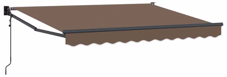 Toldo retrattile Topo, dimensioni 3 x 2,5 metri, realizzato in poliestere e metallo