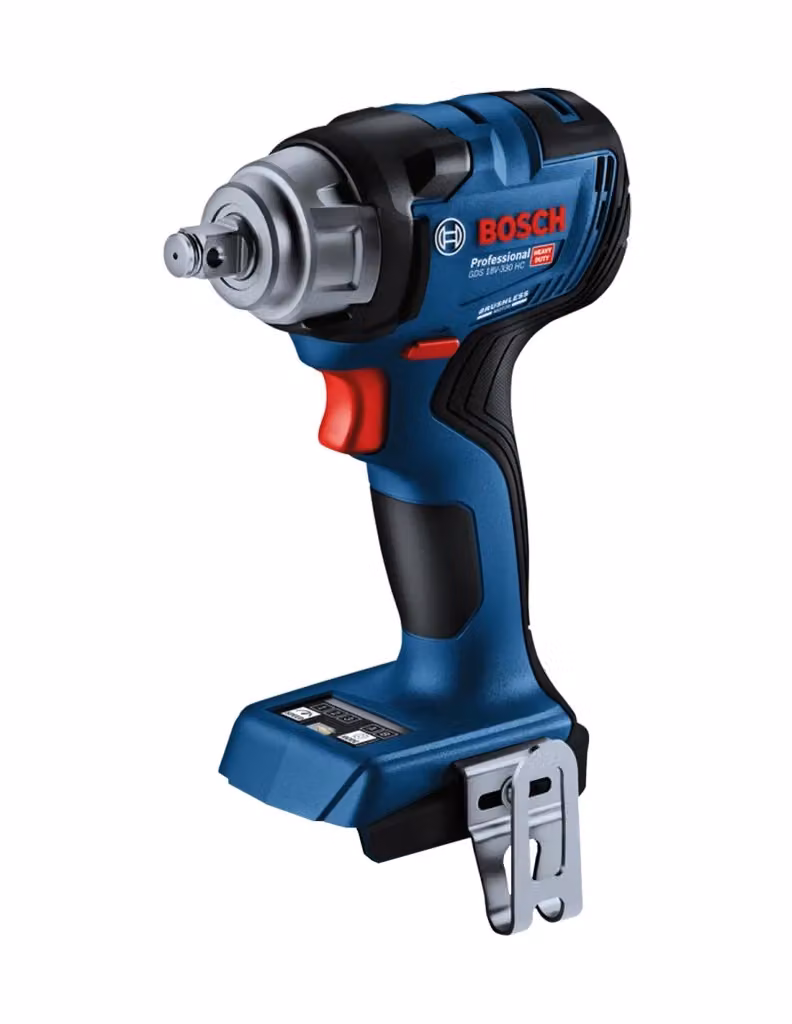 Avvitatore a massa battente Bosch GDS 18V-330 HC con 2 batterie ProCORE da 4,0 Ah, caricabatterie GAL18V-40, L-Boxx 136 e modulo Bluetooth GCY 42 – 2