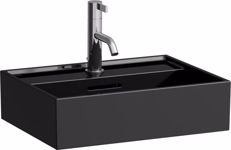 LAUFEN Kartell lavabo à poser, 3 trous pour robinet, avec trop-plein, 450x340mm, H8183300201081, H8183300201081