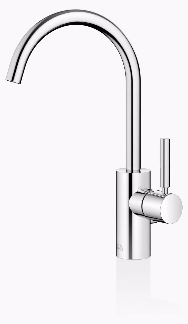 Dornbracht META Mitigeur monocommandé pour lavabos avec vidage, saillie 167mm, bec orientable 360, 33500661-00, 33500661-00