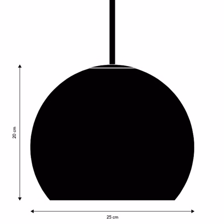 FRANDSEN Lampada a sospensione in vetro Ball, dimmerabile, Alluminio / Grigio / Zincato, Soggiorno / Sala da pranzo, Vetro, Design, Lampada a sospensione