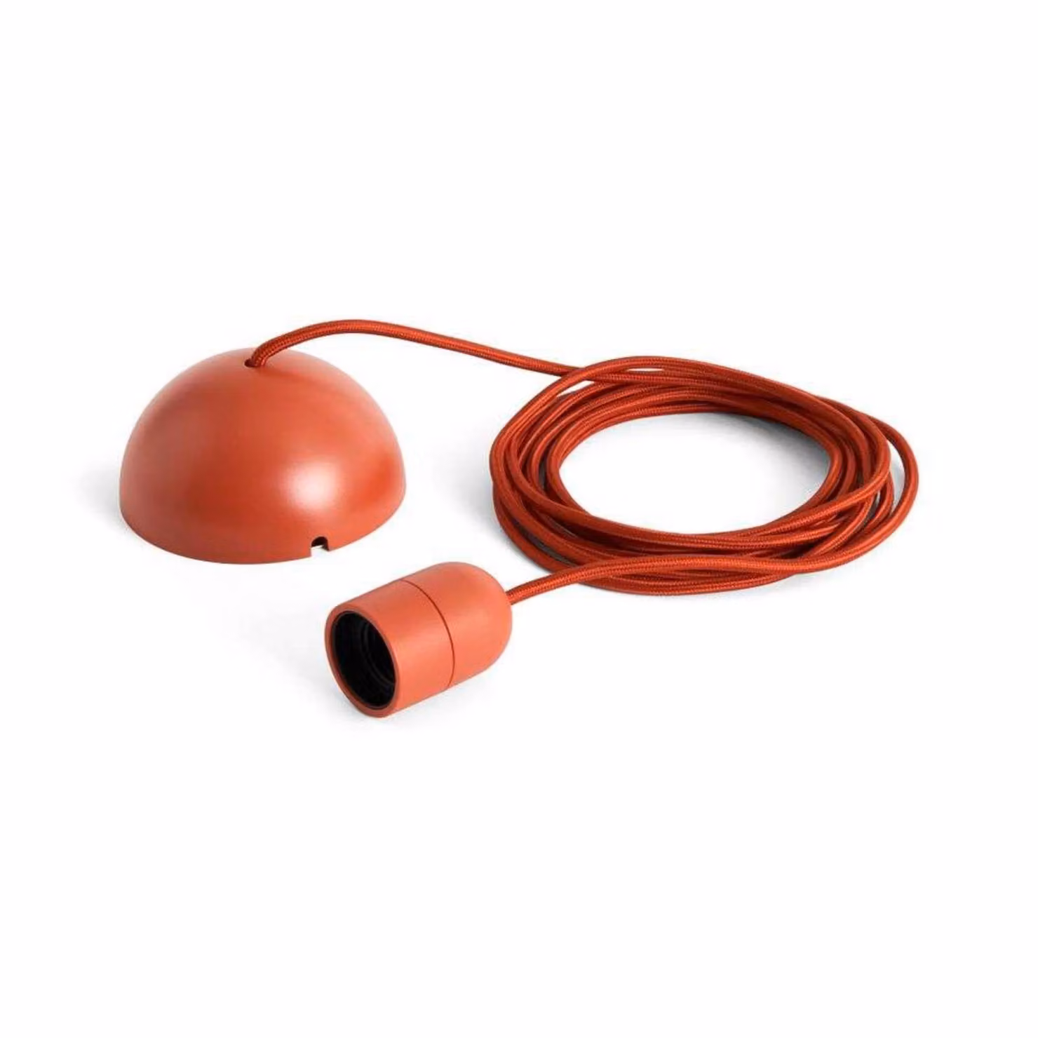 HAY Lampada a sospensione Common, dimmerabile, Rosso, Soggiorno / Sala da pranzo, Plastica, Lampada a sospensione