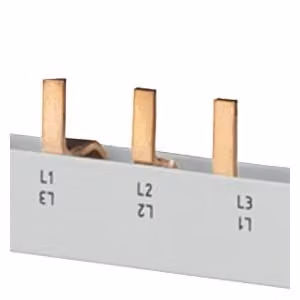 Barra collettrice a perni Siemens, sezione 10 mm²: 3x (3x (1x fase + HS/FS)), a prova di contatto 5ST3620
