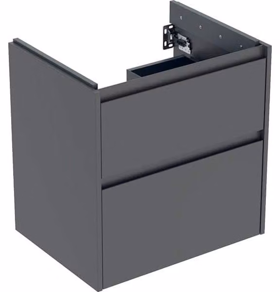 Geberit Renova Plan armoire sous lavabo, avec deux tiroirs, 59,5x60,6x44,6cm, 504.027.JK.1, 504.027.JK.1