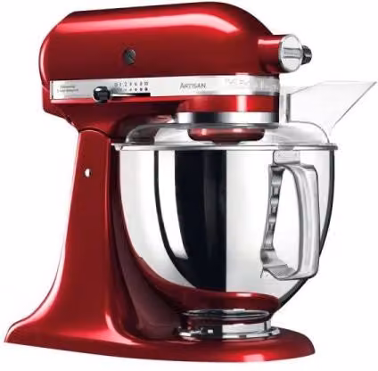Impastatrice planetaria KitchenAid da 300 W con ciotola da 4,7 l, colore rosso – 2
