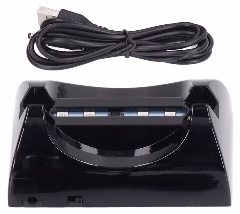 Base luminosa a LED, espositore rettangolare, 4 perline luminose, 2 modalità di alimentazione, ABS per cristallo acrilico