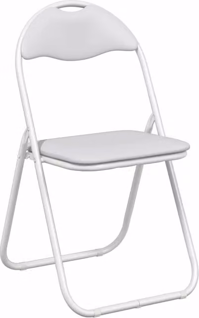 Sedia pieghevole 8 pz | Sedie da cucina Bianco 48 x 43,5 x 81 cm Pelle Sintetica