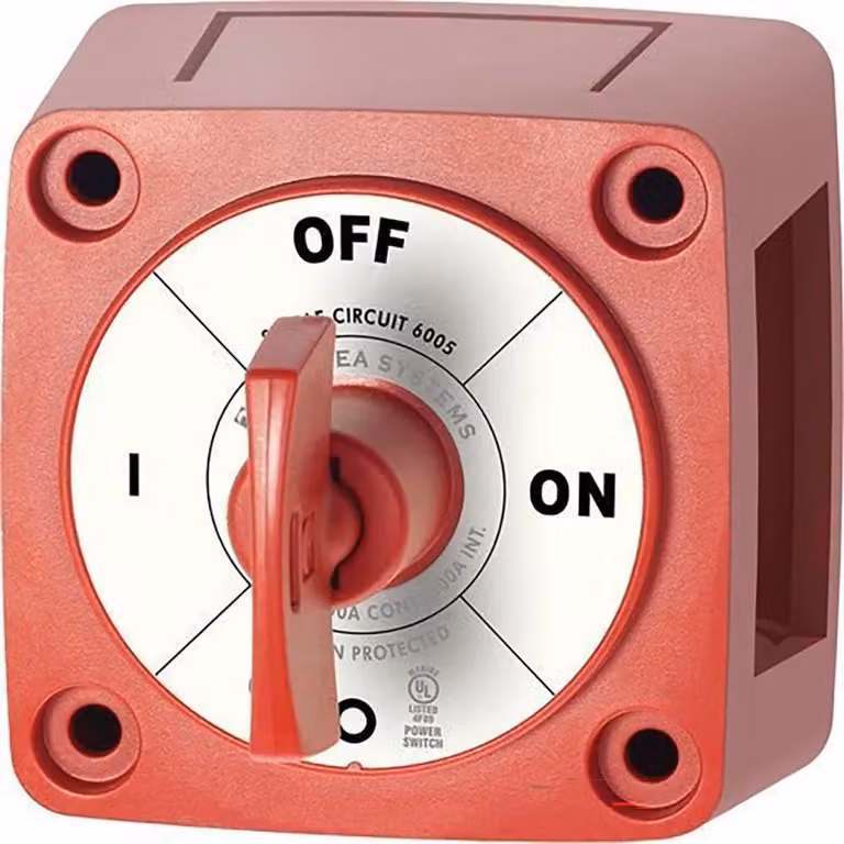 Mini interruttore serie M di Blue Sea Systems Chiave rossa Chiave rossa
