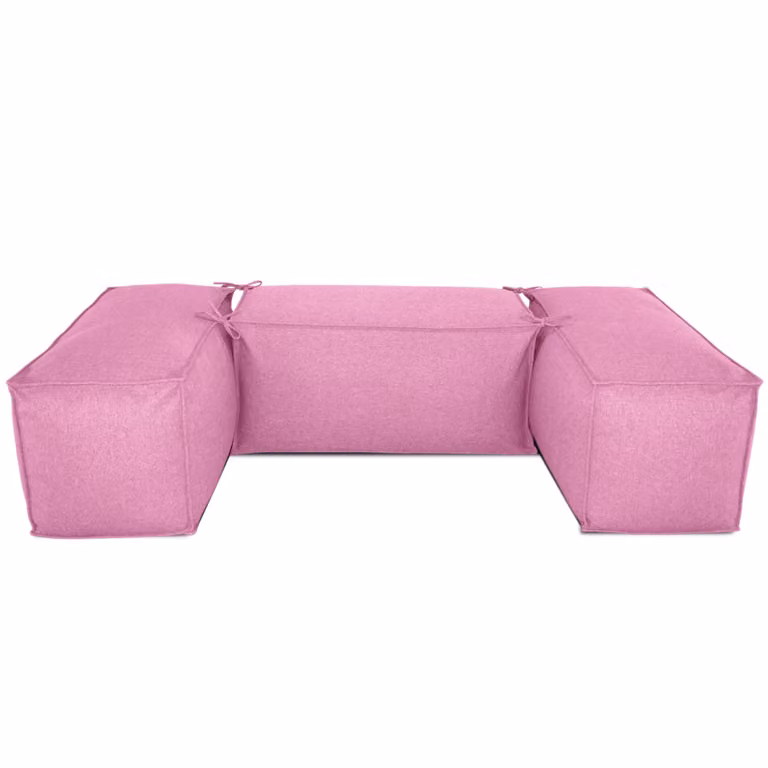 Salottino Quadrato Rosa