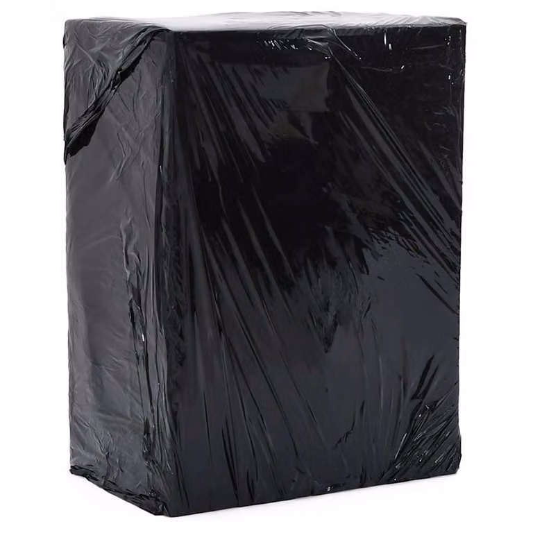 Set di 2 rotoli di film estensibile vidaXL in plastica nera, spessore 30 μm, L 50 cm x P 300 m
