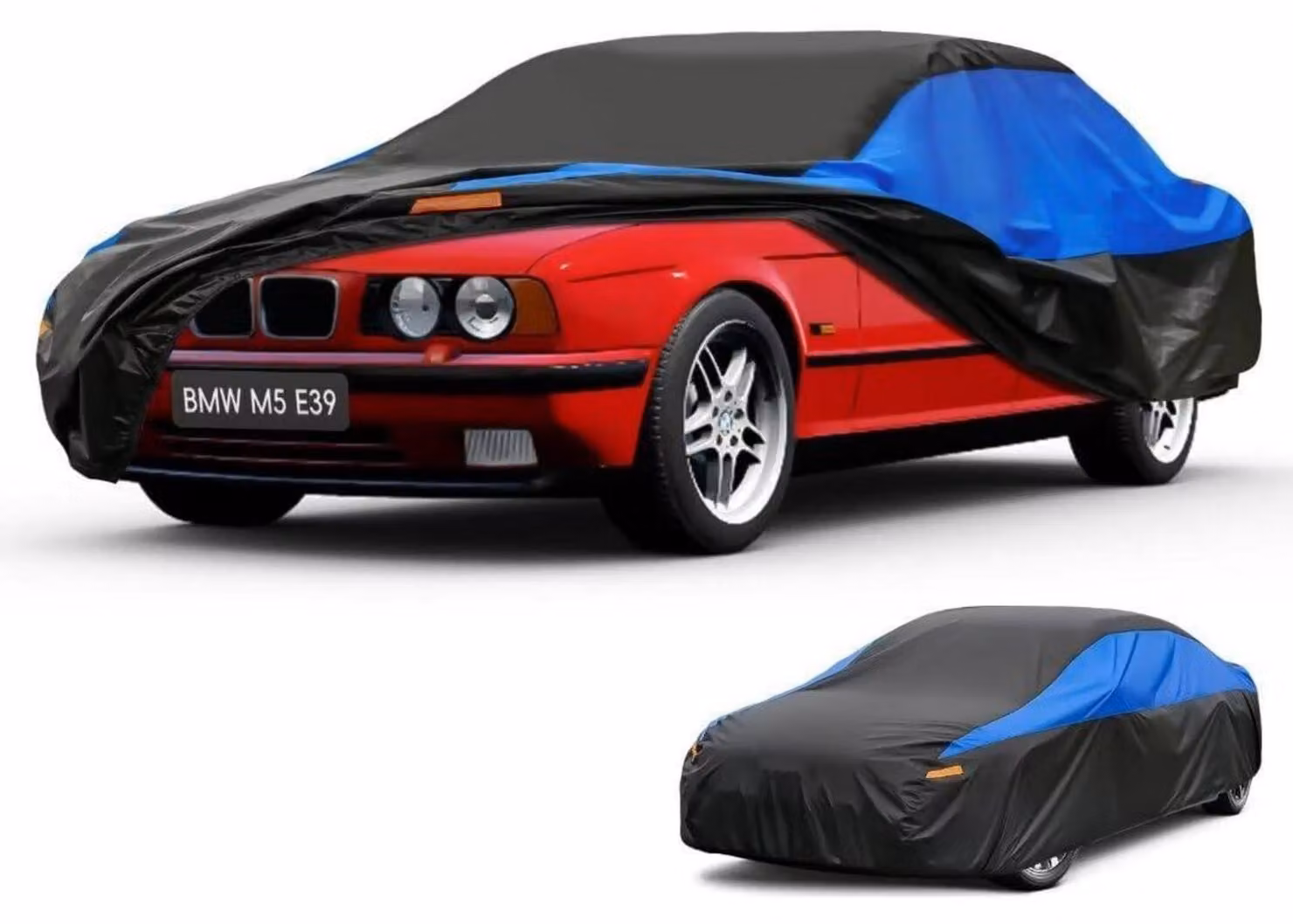 Copertura impermeabile e traspirante per auto, compatibile con Mazda 2 (modelli dal 2003 al 2024), disponibile nei colori nero e blu