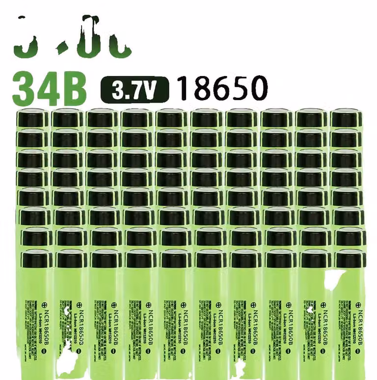 Batteria agli ioni di litio, capacità 3400 mAh, corrente di scarica 20 A, confezione da 80 pezzi (modello 34B)